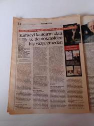 Vatan Kitap Gazetesi - 15 Kasım 2007 - Sayı 44 -  Soner Yalçın Oradaydım-- Eddie Anter Kumbara - Hıfzı Topuz- Erdal İnönü Fotoğrafı - Efsane Devrimci Che Guevara - Gerçekçi Ol İmkansızı İste - Hasan Ali Toptaş - Meltem Arıkan Oyunu Bozuyor - Ayşe Kulin - Veda