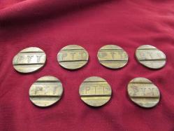 JETON 1970/80 LER PTT NİN ÇEŞİTLİ DÖNEMLERDE BASILMIŞ PİRİNÇ ORTA BOY ANKİSÖRLÜ TELEFON JETONLARI 867