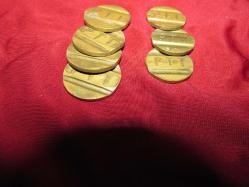 JETON 1970/80 LER PTT NİN ÇEŞİTLİ DÖNEMLERDE BASILMIŞ PİRİNÇ ORTA BOY ANKİSÖRLÜ TELEFON JETONLARI 867