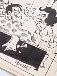 Arman Salepçi'den İmzalı Gırgır Dönemi Karikatürü | Orijinal Çizim