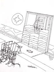 Vedat Kemer'den İmzalı Gırgır Dönemi Karikatürü | Orijinal Çizim