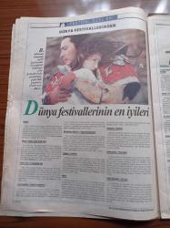 Cumhuriyet Festival Özel Gazetesi - 28 Mart 2006 - 2005'in Filmleri Yarışıyor - Hacivat Karagöz Neden Öldürüldü - Dondurmam Gaymak - Beyza'nın Kadınları - Babam Ve Oğlum - Çetin Tekindor Fotoğrafı - Haluk Bilginer Fotoğrafı - Beyazıt Öztürk Fotoğrafı - Reha Erdem - Memduh Ün - Venedik Taciri - Alain Delon Özel