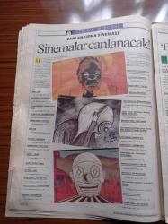 Cumhuriyet Festival Özel Gazetesi - 28 Mart 2006 - 2005'in Filmleri Yarışıyor - Hacivat Karagöz Neden Öldürüldü - Dondurmam Gaymak - Beyza'nın Kadınları - Babam Ve Oğlum - Çetin Tekindor Fotoğrafı - Haluk Bilginer Fotoğrafı - Beyazıt Öztürk Fotoğrafı - Reha Erdem - Memduh Ün - Venedik Taciri - Alain Delon Özel