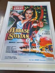 Tıpkı basım arkalı önlü film posteri-Abbase Sultan ve İsyan - Film - Afişi - No: 1 - Movie Poster - Türkan Şoray -  Murat Soydan- Turgut Özatay- Serpil Gül- Mahir Özerdem- Ayfer Feray- Danyal Topatan- Feridun Çölgeçen- Sevda Sezer- Cahit Engin- Turgut N.Demirağ- Kadir İnanır- Melike Zobu- Hakan Bahadır- Erol Taş- İhsan Yüce- Ertunç Şenkay- Ali Rıza Binboğa- Güler Ökten- Reha Yurdakul