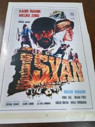 Tıpkı basım arkalı önlü film posteri-Abbase Sultan ve İsyan - Film - Afişi - No: 1 - Movie Poster - Türkan Şoray -  Murat Soydan- Turgut Özatay- Serpil Gül- Mahir Özerdem- Ayfer Feray- Danyal Topatan- Feridun Çölgeçen- Sevda Sezer- Cahit Engin- Turgut N.Demirağ- Kadir İnanır- Melike Zobu- Hakan Bahadır- Erol Taş- İhsan Yüce- Ertunç Şenkay- Ali Rıza Binboğa- Güler Ökten- Reha Yurdakul