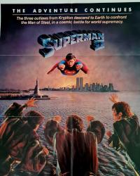 SUPERMAN 2 Orijinal Sinema Film Afiş Poster NSS Numaralı 1981