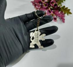 Peugeot Metal Anahtarlık - Eskilerden Aslan Logo Peugeot Anahtarlık