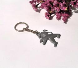 Eskilerden Temiz Peugeot Aslan Logo Metal Anahtarlık - Antika Model