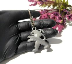 Eskilerden Temiz Peugeot Aslan Logo Metal Anahtarlık - Antika Model