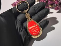 Honda Metal Anahtarlık - Kırmızı Renk Metal Anahtarlık