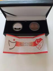 16.Şampiyonluk Beşiktaş Hatıra Gümüş Ve Bronz Seti Siyah