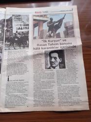 Hürriyet Tarih Gazetesi - 20 Ekim 2004 -  Bir Gece Şah İle Şiirlerdeki Gibi Tek Vücut Olmuştuk - Utanç Anıtını Yıkıp Filme Çektik Ama Filmi Kaybettik -Türkiye Hasan Tahsin Olayını Yeterince Araştırmadı İşgalin İlk Şehidi Albay Fethi Bey'dir - Askerine Kıyamayan İngilizler Bize Musallat Oldu - Süleyman Fethi Bey Fotoğrafı