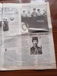 Hürriyet Tarih Gazetesi - 20 Ekim 2004 -  Bir Gece Şah İle Şiirlerdeki Gibi Tek Vücut Olmuştuk - Utanç Anıtını Yıkıp Filme Çektik Ama Filmi Kaybettik -Türkiye Hasan Tahsin Olayını Yeterince Araştırmadı İşgalin İlk Şehidi Albay Fethi Bey'dir - Askerine Kıyamayan İngilizler Bize Musallat Oldu - Süleyman Fethi Bey Fotoğrafı