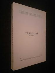 Türkoloji Dergisi VI. Cilt 1. Sayı 1974