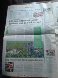 Star Tarım Gazetesi - 9 Kasım 2012 - Dünyanın İlk Bal Evi Marmaris'te Açıldı - 86 Bin Bitki Türü Gen Bankalarında Korunuyor - Pamukta Yine Aynı Sıkıntı - Tarıma 9.1 Milyar Destek - Turunçgilin C Vitamini Oranı Arttırılacak - İthal Cevizin Önünü Kesecek Eylem Planı Hayata Geçti - Kuru Meyve İçin De Tanıtım Grubu