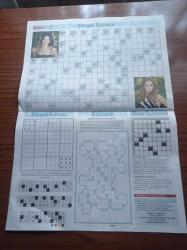 Habertürk Bulmaca Gazetesi - 22 Ekim 2012 - Engin Altan Düzyatan Fotoğrafı - Gürgen Öz Fotoğrafı - Ayşe Tolga Fotoğrafı - Naz Elmas Fotoğrafı -Parçalı Bulmaca - Kakuro - Okur Bulmaca - Çengel Bulmaca - Sözcük Avı - Sözcük Bulmaca- Sarmal Bulmaca