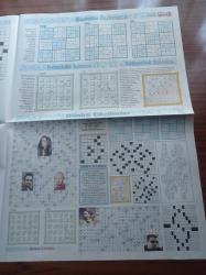 Habertürk Bulmaca Gazetesi - 1 Eylül 2012 - Candan Erçetin Fotoğrafı - Burak Özçivit Fotoğrafı - Kıvanç Tatlıtuğ Fotoğrafı - Tolgahan Sayışman Fotoğrafı - Leman Sam Fotoğrafı- Parçalı Bulmaca - Kakuro - Okur Bulmaca - Sudoku - Futoshiki - Sarmal Bulmaca- Sayı Bulmaca - Sözcük Avı -