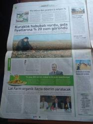 Star Tarım Gazetesi - 28 Eylül 2012 - Tütüncü Diken Üstünde - Türk Ürünlerinin Yıldızı Parlıyor - Türkiye Un Sanayicileri Federasyonu Başkanı Erhan Özmen - Doğu'da Üreticinin Sigortası Attı - Fındıkta Alan Bazlı Destek Uygulamasına Devam - Yeni Doğan Keçiye Çipli Küpe Geliyor - TMO 13 Adet Modern Depolama Tesisi Kuruyor - Türkiye'nin Meraları Artık Bir Tık'la İzlenebilecek