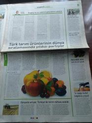 Star Tarım Gazetesi - 28 Eylül 2012 - Tütüncü Diken Üstünde - Türk Ürünlerinin Yıldızı Parlıyor - Türkiye Un Sanayicileri Federasyonu Başkanı Erhan Özmen - Doğu'da Üreticinin Sigortası Attı - Fındıkta Alan Bazlı Destek Uygulamasına Devam - Yeni Doğan Keçiye Çipli Küpe Geliyor - TMO 13 Adet Modern Depolama Tesisi Kuruyor - Türkiye'nin Meraları Artık Bir Tık'la İzlenebilecek