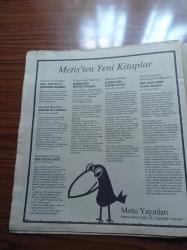 Cumhuriyet Kitap Gazetesi - 27 Mayıs 1993 -  Cem Nobel Dizisi - Rıfat Ilgaz - Oktay Akbal Kırmızı Tenteli Tramvay - Cinema Paradiso - Sayı 170 - İdeolojilerin Sonu Mu -  Ufuk Uras - Marksist Araştırma Ödülü -Tanrının Maskeleri - Korkma İnsancık Korkma - Turgut Özakman - Alaturka Şiirler - Metin Altınok