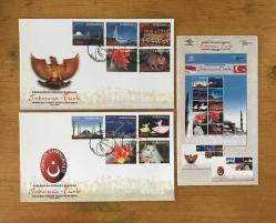 2008 FDC TÜRKİYE / ENDONEZYA ORTAK ANMA BLOĞU  - KATALOG NO.FDC 709 VE ENDONEZYA BASIMI