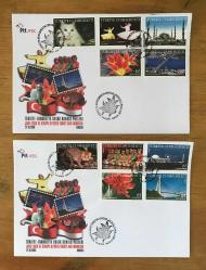 2008 FDC TÜRKİYE / ENDONEZYA ORTAK ANMA BLOĞU  - KATALOG NO.FDC 709 VE ENDONEZYA BASIMI