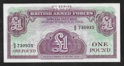 ** İNGİLİZ  ASKERİ  PARASI ( 1 * POUND ) K  2 * 1962 - ÇİL