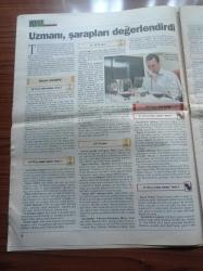 Cumhuriyet Tarım Hayvancılık Gazetesi - 13 Eylül 2005 - Sayı 13 -  Şarap Deyimleri - Kalecik Bağcılıkla Şenleniyor - Turasan Üç Kuşaktır Nevşehir'de Bağcılık Yapıyor - Bozcaada'ya Ekolojik Fidan -Bağcılık Ve Şarapçılık ÖTV İle Vuruldu - Uzmanından Şarap Tatmanın Gizleri - Günde Bir Kadeh Şarap Sağlığa Yararlı - Diren'in Yeni Etiketleri Santrançtan