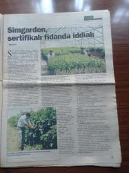 Cumhuriyet Tarım Hayvancılık Gazetesi - 13 Eylül 2005 - Sayı 13 -  Şarap Deyimleri - Kalecik Bağcılıkla Şenleniyor - Turasan Üç Kuşaktır Nevşehir'de Bağcılık Yapıyor - Bozcaada'ya Ekolojik Fidan -Bağcılık Ve Şarapçılık ÖTV İle Vuruldu - Uzmanından Şarap Tatmanın Gizleri - Günde Bir Kadeh Şarap Sağlığa Yararlı - Diren'in Yeni Etiketleri Santrançtan