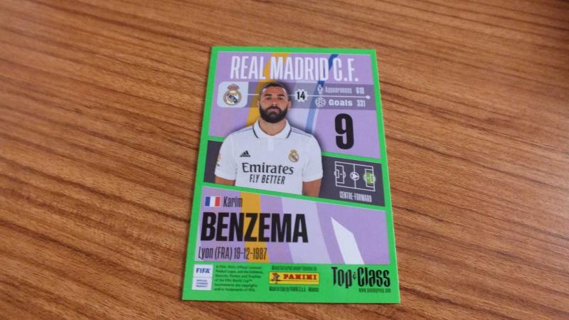 PANINI TOP CLASS 2023 MASTER CLASS MESSI BENZEMA MODRIC KROOS