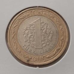 2020 AYASOFYA-İ KEBİR CAMİİ ŞERİFİ ORİJİNAL 1 TÜRK LİRASI HATIRA PARASI ÇİLALTI-ÇİL P2DDD3 NADİR