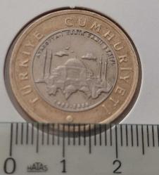 2020 AYASOFYA-İ KEBİR CAMİİ ŞERİFİ ORİJİNAL 1 TÜRK LİRASI HATIRA PARASI ÇİLALTI-ÇİL P2DDD3 NADİR