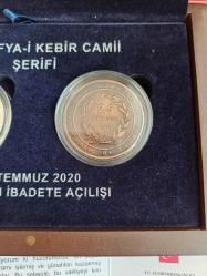 Ayasofya-i Kebir Camii Şerifi'nin Yeniden İbadete Açılışı Hatıra Para Seti