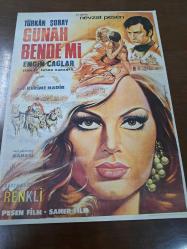 Tıpkı basım- Arkalı Önlü Poster - Günah Bende Mi - Hayatımın Kadını- Helal Olsun Ali Abi - Hicran - İki Yabancı - Film - Afişi - No: 1 - Movie Poster - Türkan Şoray -  Engin Çağlar- Cenk Er- Fatma Karanfil- Kerime Nadir- Nevzat Pesen- Pesen Film- Saner Film - Nilüfer Koçyiğit- Gürel Ünlüsoy- Erol Tezeren- Ferah Nur- Muzaffer Tema-  Ayhan Işık- Sadri Alışık- Emel Sayın- Ünsal Altınay- Cüneyt Arkın- Sema Özcan