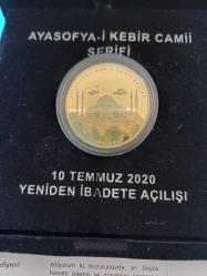 Ayasofya-i Kebir Camii Şerifii Hatıra 10 Temmuz 2020 Yeniden İbadete Açılışı