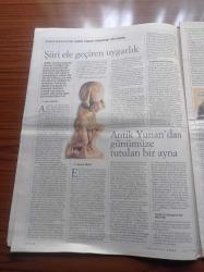 Cumhuriyet Kitap Gazetesi - 27 Ocak 2005 - Sayı 780 - Andre Bonnard Antik Yunan Uygarlığı - Paul Auster New York Üçlemesi - Asuman Kafaoğlu Büke Bu Hafta İnci Aral'ın Taş ve Ten'ini Yazdı - Kuramdan Sonra Bir Kez Daha Terry Eagleton Ahmet Yıldız Ona Kulak Vermeyecek Misiniz Diyor - Urfa Yahudilerinin Dramı Mehmet Faraç'ın Son Gavur Adlı Kitabıyla Gündemde