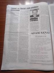 Cumhuriyet Kitap Gazetesi - 3 Temmuz 2003 - Sayı 698 - Sanatın Gizini Araştıran Bir Yazın Ustası Turgay Gönenç Fotoğrafı - Nihal Geyran Koldaş Yaratıcılık'ı Değerlendiriyor - Meşuga Ya Da Kayıp Ruhlar - Nazım Hikmet - Ölü Canlar - Jules Verne Mişel Strogof - Marco Polo Dünyanın Hikaye Edilişi