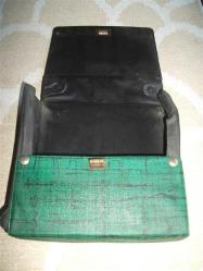 ESKİ -  45'LİK  PLAK  SAKLAMA  ÇANTASI - 21X21 CM