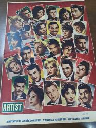 Artist Dergisi  - Artistler Ansiklopedisi - No:1  - Movie Poster-  Seçil Heper - Belgin Doruk - Zeki Müren- Aysecik- Eşref Kolçak- Fatma Girik- Ayhan Işık- Muhterem Nur - Fikret Hakan- Türkan Şoray- Peri Han - Turgut Özatay- Sadri Alışık-