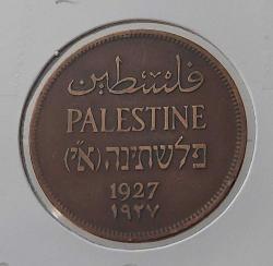 1927 FİLİSTİN 2 MILS ORİJİNAL BRONZ MADENİ PARASI RR2AA1R PEK BULUNMAZ