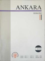 Ankara Dergisi Cilt 1 Sayı 1, 1990 [Refik Epikman'ın Eski Ankara 1947 Tuval Yağlı Boya Tablosunun tıpkıbasımı ile birlikte]