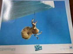 Orijinal Amerikan Baskı - Ice Age 2 ( Buz Devri 2 )  Filmi  - Lobi Kart Seti  - Lobby Cards Set - Released By Twentieth Century Fox - 9'lu Set