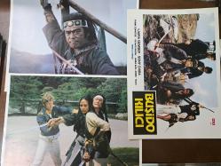 Orijinal Baskı - Buşido Kılıcı Filmi  - Lobi Kart Seti  - No: 1 - Lobby Cards Set - Laura Gemser- Sony Chiba - Frank Converse - Richard Boone- James Earl Jones- Mako- Ero Film- 25'li Set