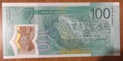 JAMAİKA 100  DOLAR POLİMER ÇİL HATIRA   2022 PARA