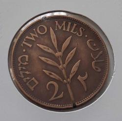 1927 FİLİSTİN 2 MILS ORİJİNAL BRONZ MADENİ PARASI 1AA1R1A PEK BULUNMAZ