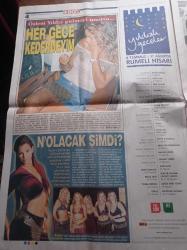 Star Box Magazin Gazetesi - 27 Temmuz 2002 - Ebru Gündeş'e Konser Sonrası Süha Yavuz'dan Evlilik Sürprizi - Mumya Firarda Filmi - Teoman İle Nurgül Yeşilçay'ın Öpüşme Sahnesi - Seksi Vejetaryen Marliece Andrada - Biri Bizi Gözetliyor - Hababam Sınıfı Sınıfta Kaldı - Tarık Akan - Emel Sayın - Ertem Eğilmez