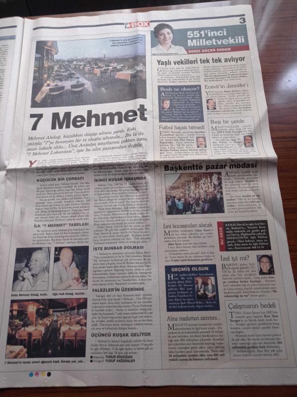 Star Box Gazetesi 18 Mayıs 2002 Küçük Bir Baba Oğul Hikâyesi  