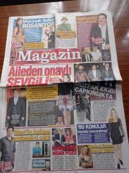 Habertürk Magazin Gazetesi - 14 Kasım 2013 - Hacı Sabancı'ya Aileden Onaylı Sevgili Tuğana Saygı - İbrahim Tatlıses Ve Şivan Perwer Düet Yapacak - Pelin Karahan Boşanıyor - Russell Crowe Mustafa Kemal'i Beğendi - Yalan Dünyanın Tülay'ının Dedesi Enver Paşa'ymış - Mert Fırat'ın Babası Arabeskçi Çıktı - BKM Mutfak Ekibi Çapkınlıkta - Emrah Bülent Parlak
