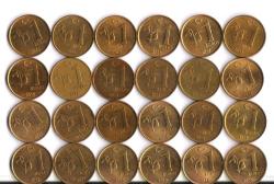 Efemera - 2015 YILI 1 KURUŞ MADENİ PARA 24 ADET GÖRSELDEKİ ÜRÜN  / 815 - kitantik - kitaLog