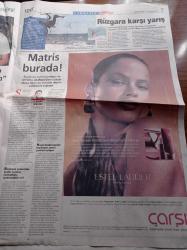 Milliyet Cumartesi Gazetesi - 19 Temmuz 2003 - Sinemis Candemir Fotoğrafı - Şiddetin Ve Uyuşturucunun Kenti Rio De Janerio- Nu Teras - Mutfağın Yeni Hakimi Okullu Kadın Aşçılar - Murat Evgin Türk Usulü Rock Müzik Yapıyorum -Yayın Yönetmenliğini Celal Başlangıç'ın Üstlendiği Beyoğlu Gazetesi 25 Temmuz'da Piyasaya Çıkıyor - Deniz Türkali - Cezmi Ersöz -